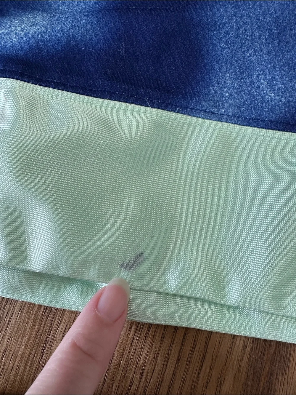 Nike Kids Blue and Light Green Athletic Basketball Shorts